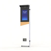 Machine de contrôle d'accès intelligente AKE Parking HaoYue avec LPR, caméra 5MP, scanner de codes QR, gestion sans tickets, vision nocturne TCP, en aluminium
