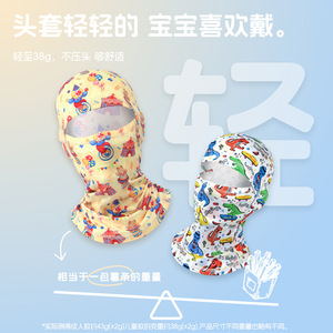 Printed Ski Face Mask Windproof Neck Protector Quick Drying Helmet Liner Adult Cartoon Theme Autumn Winter - Product Image 3