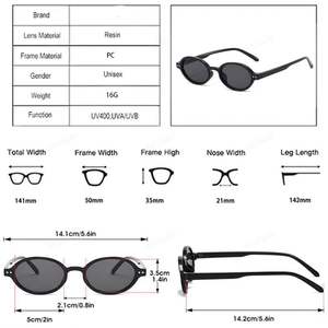 Gafas de Sol Retro 2025 con Logotipo Personalizado, Ovaladas, con Remaches, para Hombre y Mujer, Protección UV400, Montura Pequeña con Estampado de Leopardo, Estilo Punk - Product Image 5