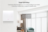 Interrupteur mural intelligent WiFi RF433 sans neutre, émetteur sans fil compatible Tuya APP Alexa Google Home, 1/2/3 gangs pour 220V