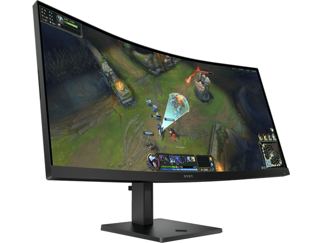 HP OMEN 34c G2 34 Inch 1500R Curved Gaming Monitor WQHD 3440x1440 180Hz VA Panel Ultrawide Screen for PC Gaming Content Creation