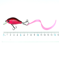 Leurre de pêche à la mouche pré-noué, queues oscillantes, queues de jig avec attache rapide pour la pêche au brochet, à la truite, au bar, en eau salée