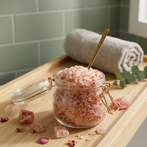 Sel de roche naturel rose clair de l'Himalaya, grains raffinés, idéal pour la cuisine et la table, sel rose foncé fin de l'Himalaya - Product Image 1