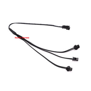 JST konektor SM 2P 1 sampai 2/3/4/5/6/7 kawat lampu produsen tembaga lengkap otomotif kawat Harness perakitan - Product Image 2