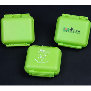 Mini <b>Portable</b> Medicine Box 6 Compartments Snap <b>Lock</b> Seal Pill Storage Case - Product Image 5