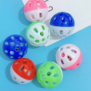 Juguete de Pelota para Gatos, 3.8CM, Plástico Hueco con Sonido para Gatitos, Modelo ZL2185 - Product Image 1