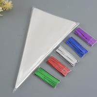 Sachet triangulaire transparent OPP CPP Jufeng, imprimé en héliogravure, pour emballage alimentaire, thermoscellable, jetable et respectueux de l'environnement
