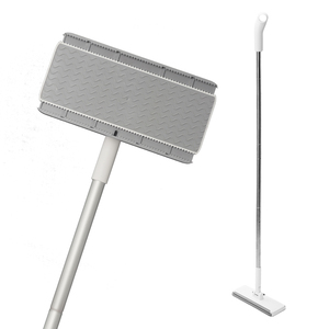 BOOMJOY Kit de balayage et nettoyage de sols : Serpillère plate jetable multi-surfaces <span class=keywords><strong>pour</strong></span> usage sec et humide avec recharges non-tissées - Product Image 1