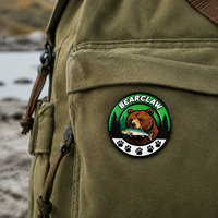 Broche en émail personnalisée sur le thème de la forêt avec logo sur mesure, badge rond en métal, broche artistique mignonne sur le thème de la faune pour cadeau