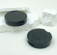 Nouvelle palette de fards à paupières compacte en poudre à compartiment unique ronde personnalisée Blush Box Conteneur de boîte en plastique vide pratique