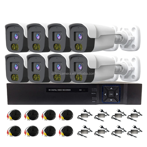 공장 가격 감시 방수 카메라 1080p AHD CCTV <span class=keywords><strong>DVR</strong></span> 키트 8채널 (네트워크 케이블 및 전원 공급 장치 포함) - Product Image 6