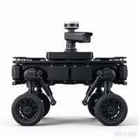 Robot d'inspection robuste sur roues Y30, robot tout-terrain IP67