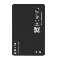 Localizador pequeño recargable MFi, rastreador GPS inteligente, BILLETERA, buscador antipérdida para dispositivos Apple, compatible con 'Find My'