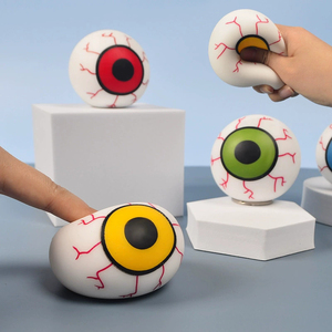 Juguete Blandito de Ojo de TPR con Venas Rojas y Iris Coloridos, Venta al por Mayor de Fábrica, Ideal para Recuerdos de Fiesta de Halloween - Product Image 2