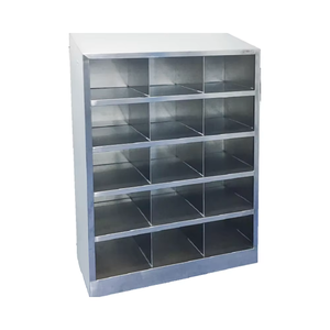 Scarpiera in acciaio inox per uso medico per attrezzature di servizio di stoccaggio antibatterico ospedaliero - Product Image 1