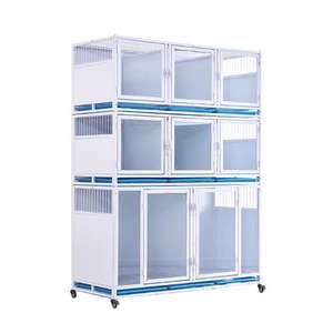 Köpekler ve kediler için Pet Shop ekran Metal kafesleri-dayanıklı katlanabilir yerden tasarruf - Product Image 3