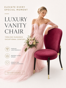 <span class=keywords><strong>Chaise</strong></span> de salle à manger de mariage haut de gamme à dossier rond en <span class=keywords><strong>velours</strong></span> <span class=keywords><strong>rose</strong></span> et pieds en métal robuste avec embouts dorés pour événements de luxe - Product Image 1