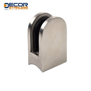<span class=keywords><strong>Abrazadera</strong></span> para Vidrio AISI304/316, <span class=keywords><strong>Abrazadera</strong></span> para Vidrio Pequeña Tipo "D" con Respaldo Redondo - Product Image 5
