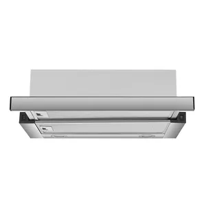 China Factory 60 90 cm slide out built in cooker hood telescopic sliding ultra-thin kitchen hood kitchen chimney range hood