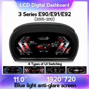 MEKEDE 11 "Instrument numérique LCD de voiture pour <span class=keywords><strong>BMW</strong></span> Série 3 E90 E91 E92 2005 à 2012 Voiture d'origine sans écran <span class=keywords><strong>CCC</strong></span> CIC - Product Image 2