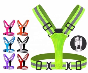 <span class=keywords><strong>Gilet</strong></span> de sécurité réfléchissant à <span class=keywords><strong>LED</strong></span> haute visibilité pour hommes/femmes, pour le vélo - Product Image 1