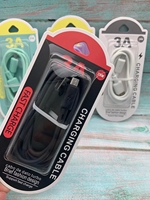 Câble de transfert de données (3 pieds) Usb Micro et type c, pour téléphone portable, cordon de chargement pour Macaron, transfert de données