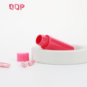 50ml Pink <b>Plastic</b> Childproof <b>Plastic</b> <b>Tube</b> Bottle Capsule <b>Plastic</b> Bottle With Twisted Screw Cap - Product Image 1