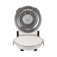 Mini cuisinière à pizza machine à pain 31cm avec plaque en pierre rotative en céramique four à pizza électrique domestique