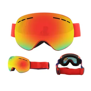 Lunettes de <span class=keywords><strong>ski</strong></span> et de snowboard avec protection UV400, anti-buée, <span class=keywords><strong>masque</strong></span> de <span class=keywords><strong>ski</strong></span> large pour les sports de plein air, pour hommes et femmes, en plastique, OEM disponible - Product Image 2