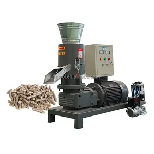complete wood pellet line biofuel wood pellet mill fuel pellet making machine with 300-500 kg/h capacity