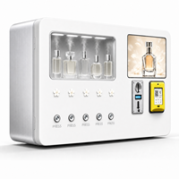 Distributeur de parfum de table avec écran tactile de 10,1 pouces, capacité de bouteille de 100 ml, machine distributrice de parfum automatique sans personnel