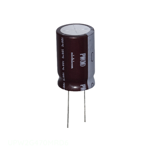 Condensador Original UPW2G470MRD6 de 47 uF, Aluminio, 47UF, 20%, 400V, Radial, de Montaje a Través de Orificio - Product Image 1