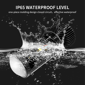 70W 7000lm h4 की अगुवाई वाली हेडलाइट मोटरसाइकिल राउंड फॉग हेडलाइट सुपर उज्ज्वल प्रोजेक्टर लेंस मिनी H4 नेतृत्व लेजर हेडलाइट - Product Image 4