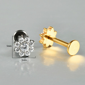 पूर्ण हीरा फूल के साथ नया फ्लैश जिरकॉन होंठ नाखून नाखून नाखून नाखून नाखून नाखून - Product Image 4