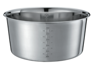 Penanak Nasi Listrik Multi Fungsi Kontrol Timer Mekanis Lapisan Anti Lengket Panci Dalam Stainless Steel Kapasitas 1.1-2L dengan Partisi Air