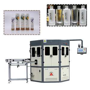 Ss106 hoàn toàn tự động màn hình máy in với điều trị ngọn lửa và lá dập nóng máy cho thủy tinh/Chai nhựa, Jar, ống - Product Image 2