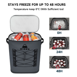 Miren ngoài trời bán lẻ mùa hè mát Túi lâu dài cách nhiệt mát túi từ khóa thiết kế 20L ba lô với mát - Product Image 5