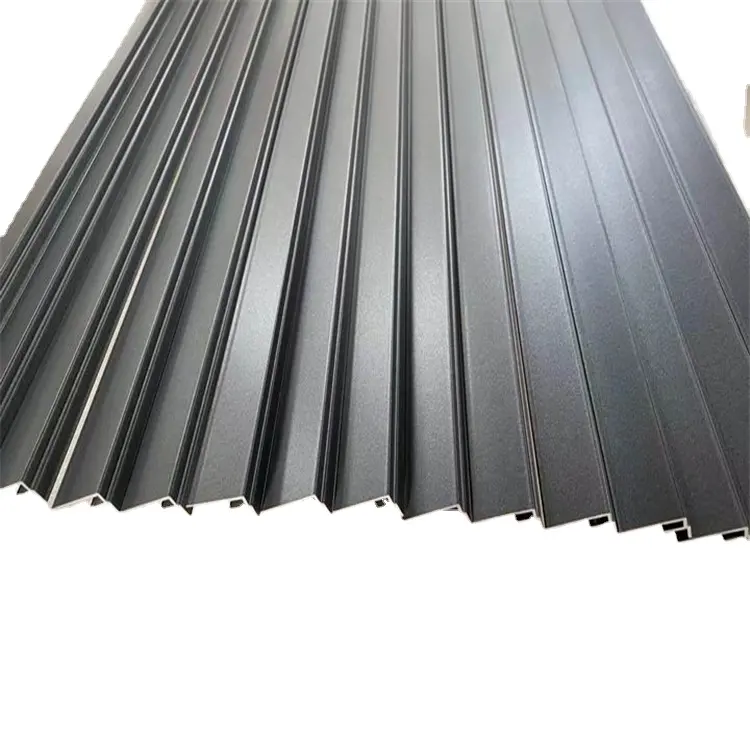 fashionable posh powder coated extruded aluminum profile