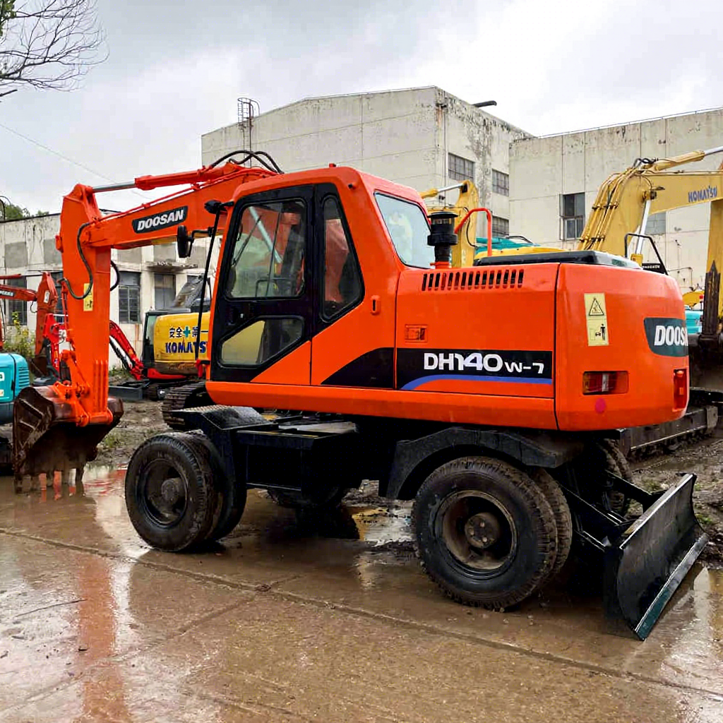と Б/у экскаваторы Doosan 140 — надёжные машины корейского производства