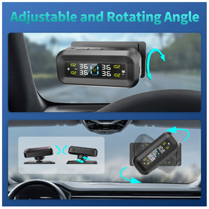 Monitor de Presión y Temperatura de Neumáticos Externo TPMS Universal para Automóviles con Pantalla LCD Solar Inalámbrica para Remolques de Viaje RV - Product Image 3