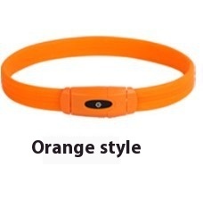 Custom Water Luminous <strong>Dog</strong> Safety Equipment Rechargeable LED Pet Neck <strong>Light</strong> Colorful Ribbon Solid Plastic <strong>Walking</strong> <strong>Dog</strong> <strong>Lights</strong> - Product Image 6