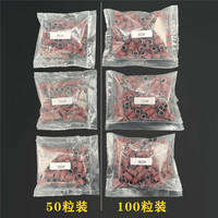 NAD002A 50 pièces Manches abrasives double face en émeri, bandes de ponçage, embouts de perceuse à ongles, outils de manucure