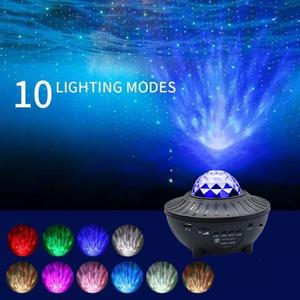 M lampada proiettore camera da letto decorazione per la casa luce notturna a Led vendita calda Led rotante stella del cielo stellato in plastica cavo blu cupola 18 ABS 0.3 - Product Image 4