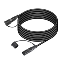 Câble réseau audio professionnel blindé CAT6A à faible bruit RJ45 mâle-mâle pour amplificateur et contrôle d'éclairage de scène