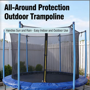 <span class=keywords><strong>Trampoline</strong></span> d'extérieur pour enfants Nanjian, tapis de saut rond avec filet de sécurité, structure en acier galvanisé, pour jardin, parc et usage commercial - Product Image 2