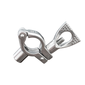 Soporte de abrazadera de tubería recortada sanitaria-Personalizar accesorios de tubería de acero inoxidable 304 para tuberías de Alimentos/farmacéuticas - Product Image 3