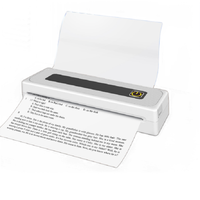 Définir l'image rapide plus petite carte mignon mini direct portable noir et blanc nom logo étiquette imprimante a4 papier autocollant pour imprimante