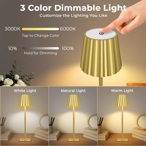 Khuyến mãi nóng |   Đèn bàn LED sạc lại hiện đại, đơn giản, sang trọng |   Đèn ngủ/đèn bàn |   Pin mềm có thể điều chỉnh độ sáng 3 màu không cấp độ - Product Image 4