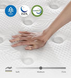 Hypo-dị ứng Nữ Hoàng Vua Kích thước phòng ngủ khách sạn lai Nệm thiết kế mới nén cuộn túi mùa xuân cuộn có thể gập lại hộp carton - Product Image 3