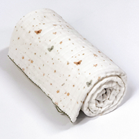 Offre Spéciale – Couverture d'emmaillotage pour bébé en mousseline de coton biologique 100 % certifiée GOTS, marque privée, écologique, certifiée OEKO, pour nouveau-né